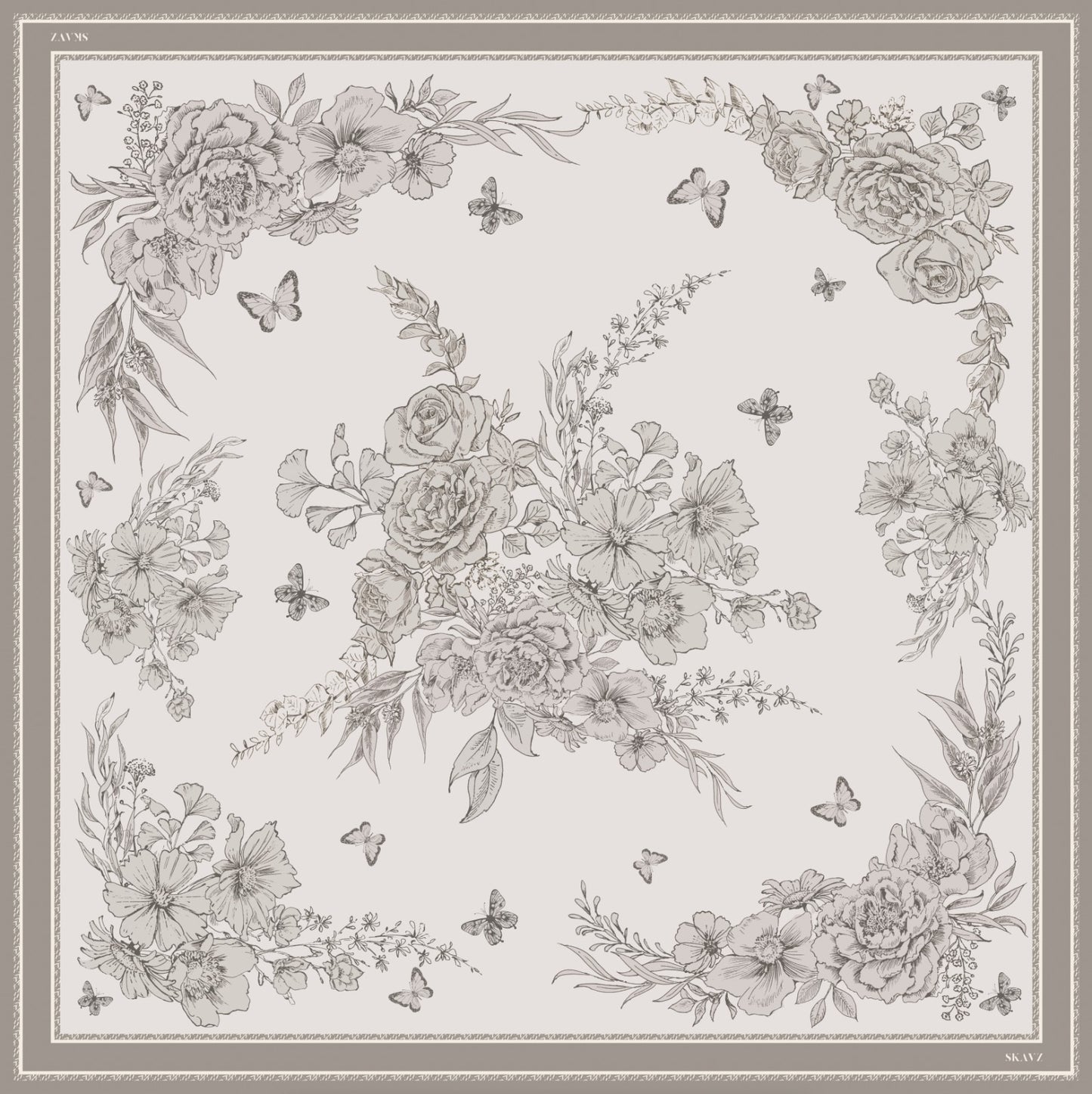 Sekuntum Bawal in Cashmere Gardenia