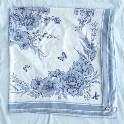 Sekuntum Bawal in Blue Poppy