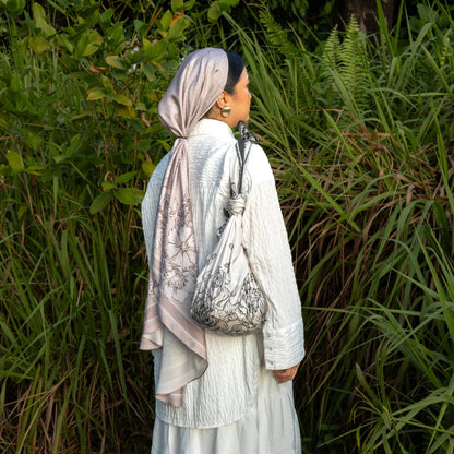 Sekuntum Shawl in Dusty Rose